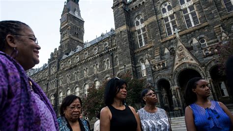 Georgetown Students Agree To Create Reparations Fund The New York Times