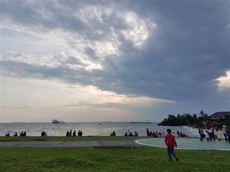 Pantai Helipad Balikpapan Spot Melihat Sunset Indah Di Kalimantan