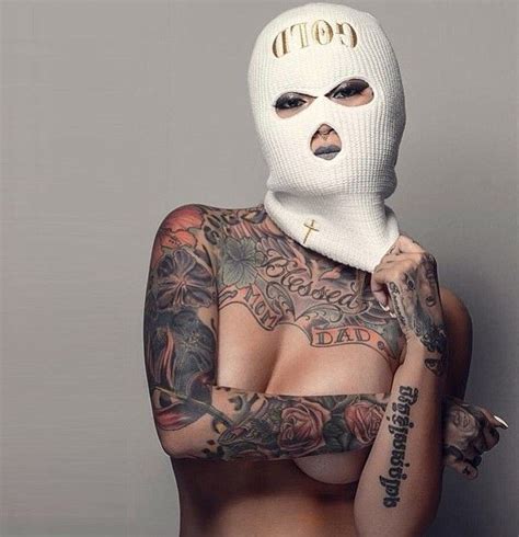 Wear a mask, wash your hands, stay safe. Gangsta Ski Mask Tattoo : Designspiration — Design ...