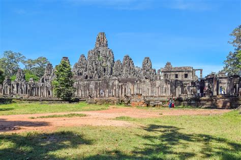 Bayon Temple Ancient Stone Temple With Smiling Faces In Angkor Go