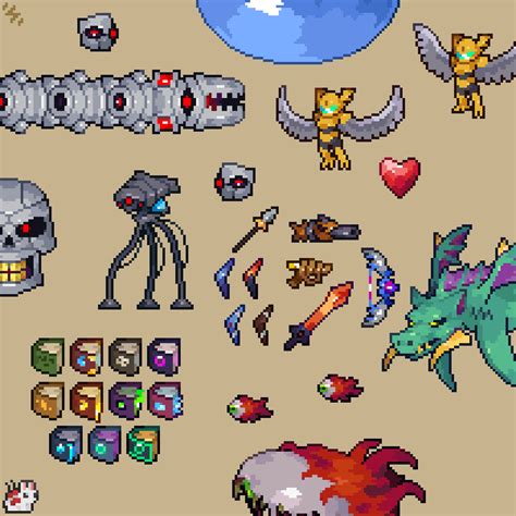 A Compilation Of Sprites For My Texture Pack Rterraria