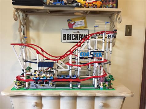 Finally Done Lego Roller Coaster So Much Fun Rrollercoasters