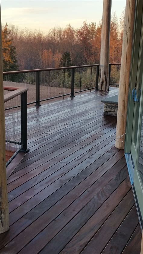 Pin By Craig Dowdy On Fortress Vertical Cable Railing Staining Deck