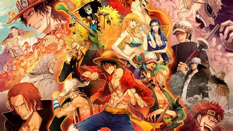 76 One Piece Wallpaper Hd On Wallpapersafari Dedans Dessin Animé De