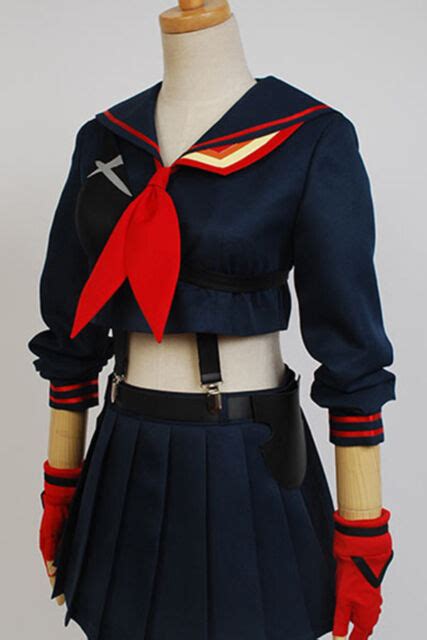 Kill La Kill Ryuko Ryuuko Matoi Cosplay Costume Senketsu Suit Outfit