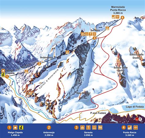 Inspirierend Dolomiti Superski Sella Ronda Karte
