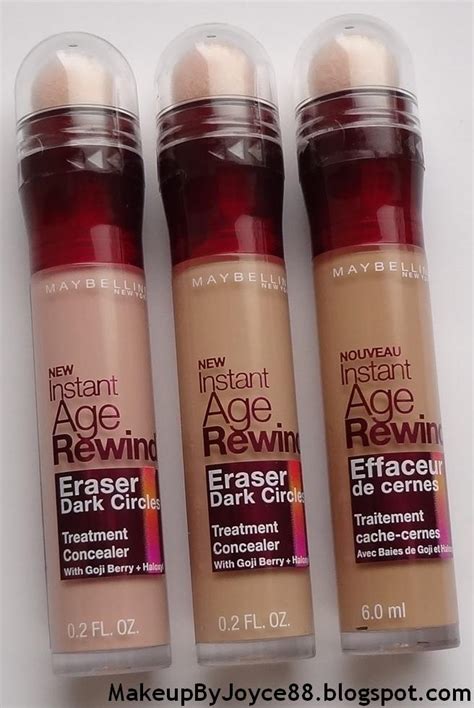Makeupbyjoyce Review Swatches Maybelline Instant Age Rewind