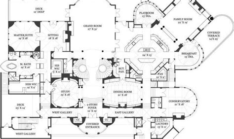 Plans Castle House Luxury Mansion Jhmrad 6259