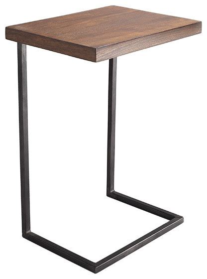 You can stash coasters, remote controls, and spare chargers out of sight when you open the middle and bottom swivel compartment to reveal. Multifunctional Table modern-side-tables-and-end-tables