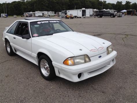 Ford Mustang Gt Drag Race Car And 22 Haulmark Inclosed Trailer Combo
