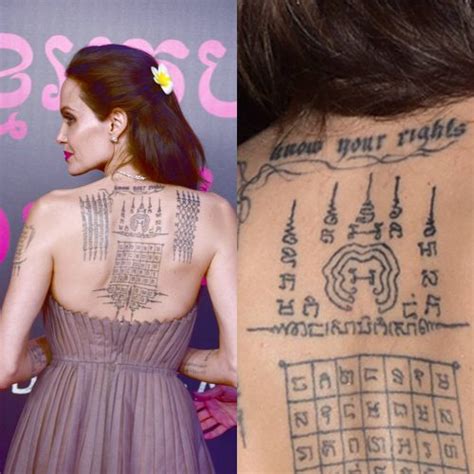 Angelina L Ange Au Tatouage Religieux Telegraph