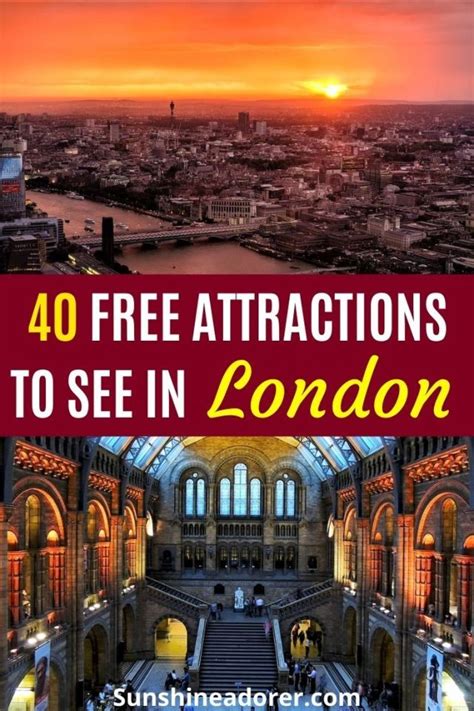 Great Free Tourist Attractions In London To See Sunshine Adorer