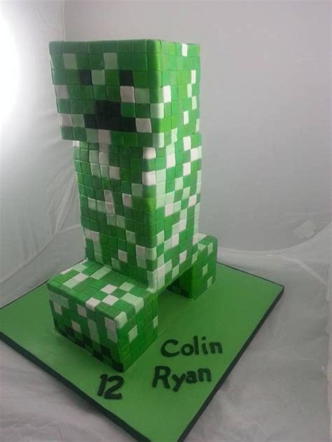 Minecraft Creeper Birthday Cake Recipe Creeper Cake Vanilla Birthday Cake
