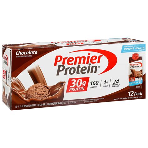 Premier Protein 30g Protein Shakes 12 Pk Bottles Chocolate Shop Diet And Fitness At H E B