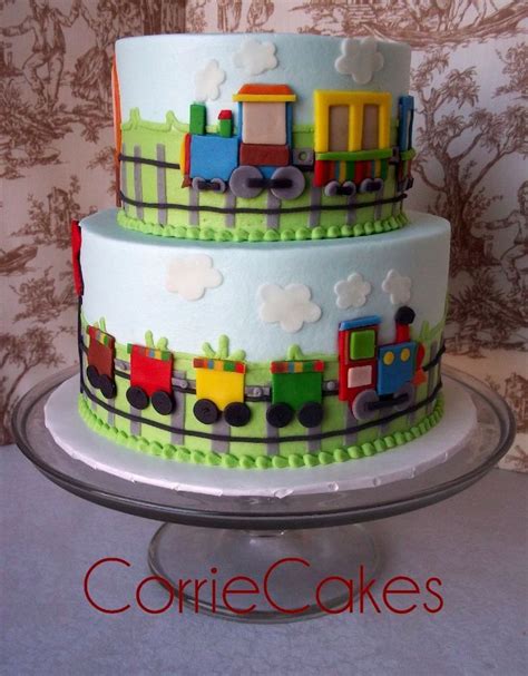 159 Best Train Cake Images On Pinterest Train Cakes Train Party And