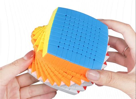 Shengshou 10x10 Stickerless Magic Cube 10x10x10 Speed Cube Puzzle Toy