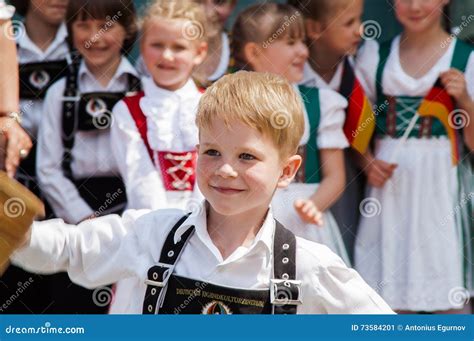 German Costume Child Smile Editorial Photo Image Of Childhood 73584201