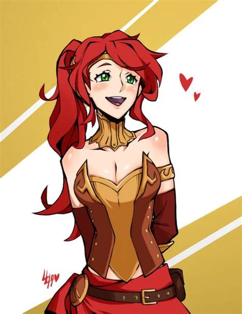 Happy Pyrrha Levilagann Rwby Rwby Anime Rwby Pyrrha Rwby