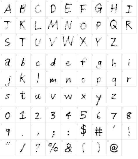 4 upload the template and create your font. Grunge Handwriting Font Download