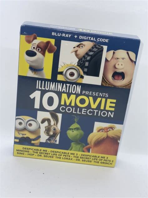 Illumination Presents 10 Movie Collection Blu Ray Digital Despicable Me