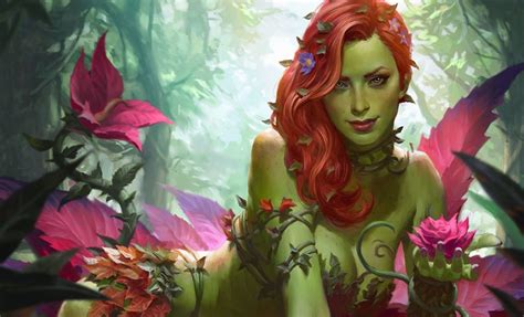 Dc Comics Poison Ivy Art Print By Sideshow Collectibles Sideshow Fine