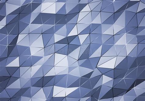 Blue Background Abstract Triangle Texture Low Poly Illustration 3d