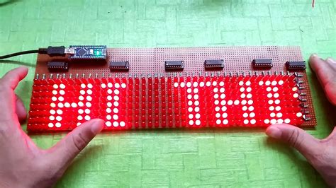 Arduino Tutorial By Manmohan Pal How To Make Scrolling Text Led
