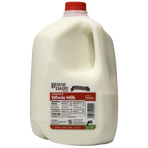 Byrne Dairy Whole Unflavored Milk 1 Gallon