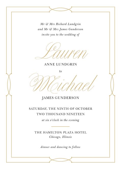 Let the invitation experts help you with all your invitation wording questions: Wedding Invitation Entourage Templates • Business Template ...