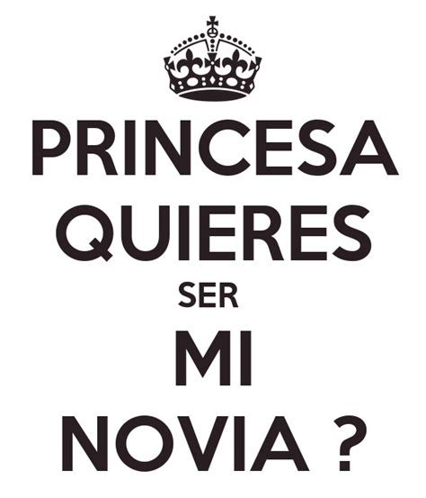 Princesa Quieres Ser Mi Novia Poster Joel Keep Calm