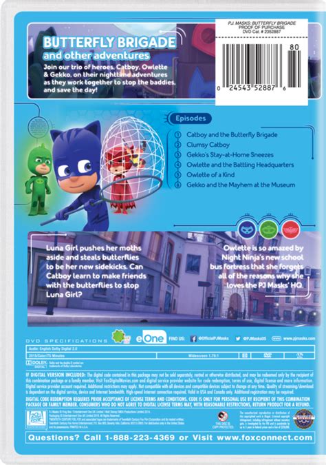 Pj Masks Butterfly Brigade Own And Watch Pj Masks Butterfly Brigade