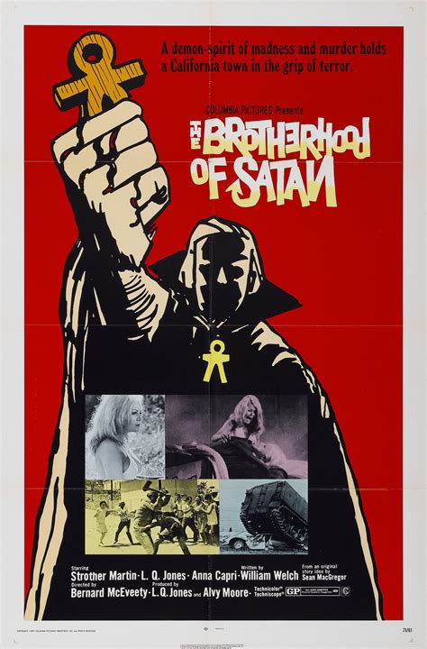 The Brotherhood Of Satan 1971 With Images Satan Horror Horror