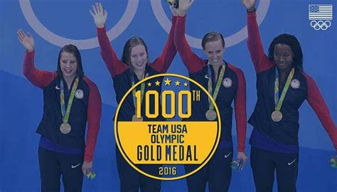 1 000th Teamusa Olympic Gold Medal Congrats Kathleen Baker Lilly King Dana Vollmer And