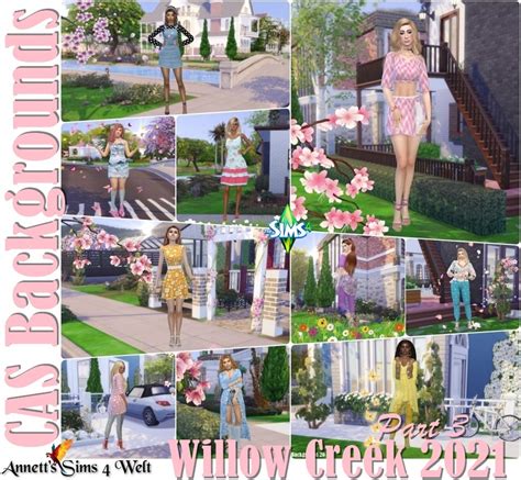 Annetts Sims 4 Welt Cas Backgrounds Willow Creek 2021 Part 3