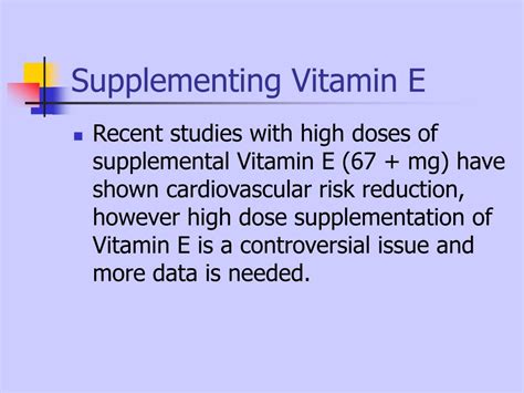 Ppt Vitamin E Powerpoint Presentation Free Download Id1229121
