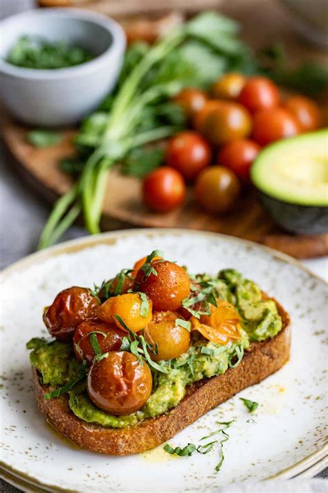 Avocado Toast With Tomato Bakes By Brown Sugar