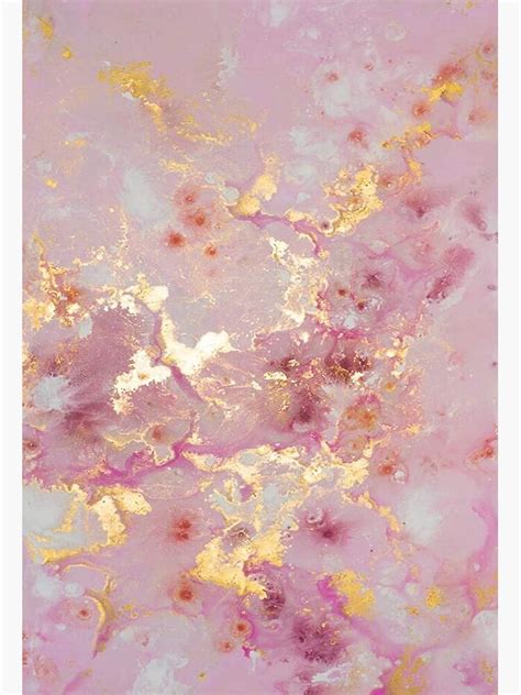 Pink Marble Aesthetic Poster For Sale By Mlobio Redbubble