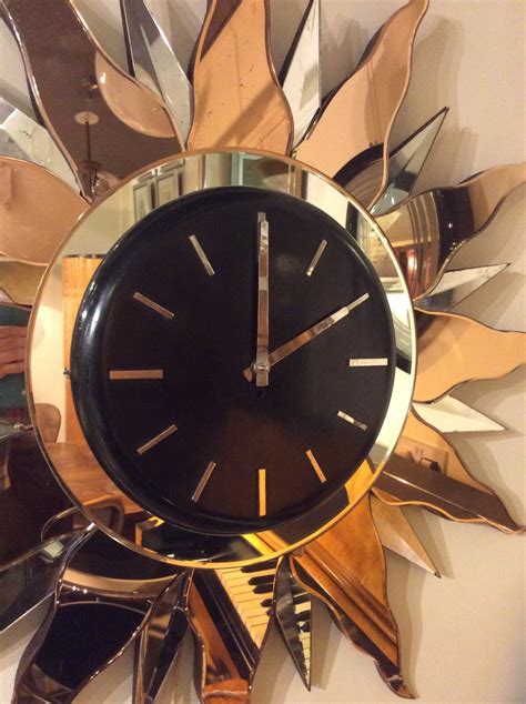 Large Art Deco Wall Clock 1930s For Sale At Pamono