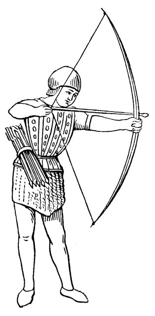 Archer 15th Century England Clipart Etc