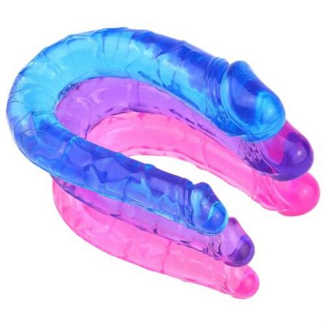 12 Inch Double Ended Dildo Dong Penetration Mini Realistic Anal Couple Sex Toy Ebay