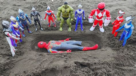 Ultraman Zero Dan Ultraman Orb Kuburkan Spiderman Tanpa Kaki Power