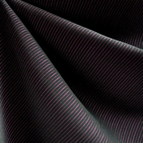 Pin Stripe Suiting Blackplum Fabric Style Maker Fabrics Black