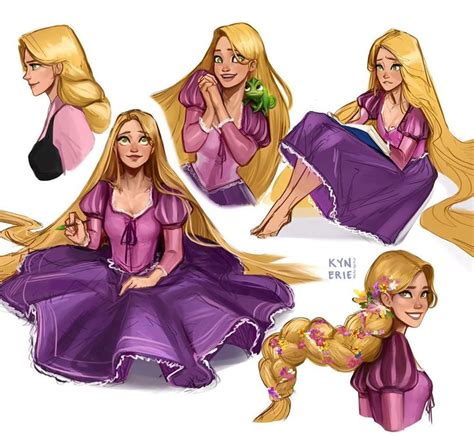ellie on instagram “some rapunzel fanart finished tangled the series a while back and i love