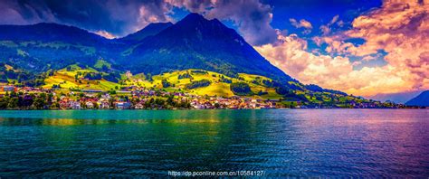 瑞士處處皆美景 , 即使在車上往外看 , 也都美不勝收 , 驚艷無比 , 這是在 車上看到的鏡頭 , 與大家分享 ! 【瑞士卢塞恩(Lucerne)，美景如画摄影图片】国外摄影_太平洋电脑网摄影部落