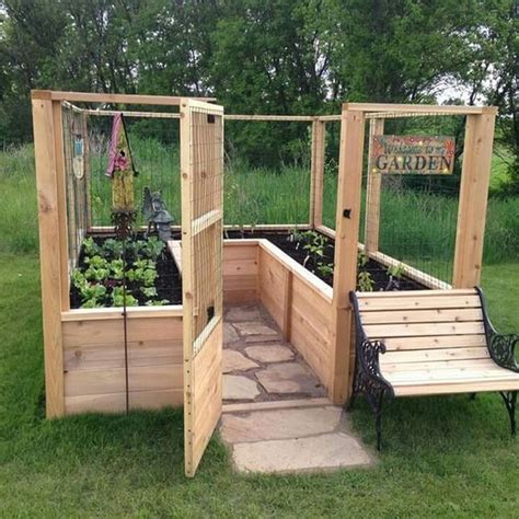A Diy Raised And Enclosed Garden Bed In Effortless Steps The Garden