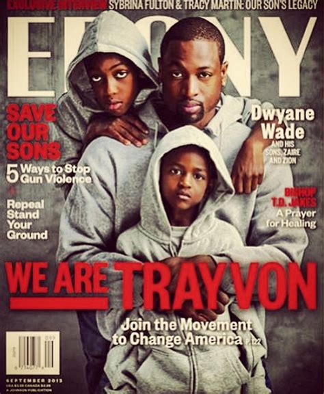 Court Vision Dwyane Wade Sons Pose For We Are Trayvon Martin