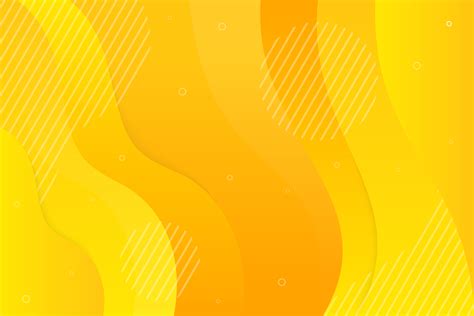 Yellow Gradient Wave Line Background Illustration Par Nooryshopper