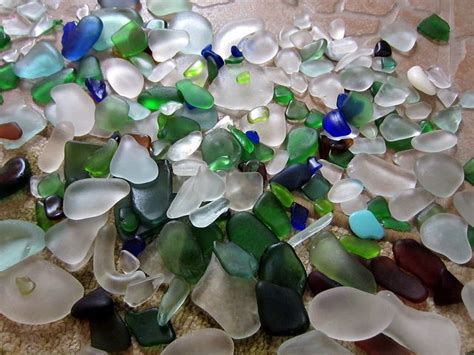 How To Polish Sea Glass Vegetable Oil And An Old Rag Is All You Need Sea Glass Crafts Sea