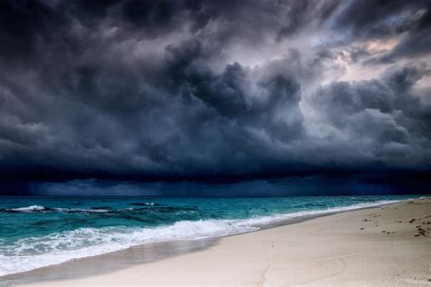 Tropical Storm Over The Caribbean Sea Photograph By Stevegeer Fine