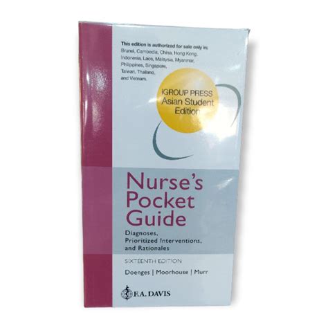 Nurses Pocket Guide Sixteenth Edition Nanda Shopee Philippines